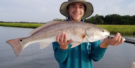 Young Man Fishing