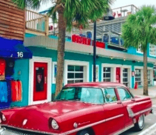 Classic Car on Folly Beach