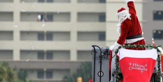 Christmas Parade on Folly Beach