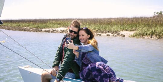 Couple on a Boat