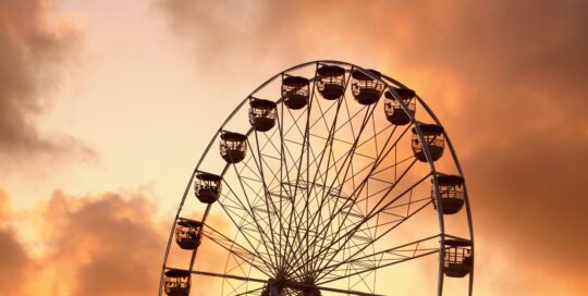 Folly Beach Ferris Wheel at Sunset