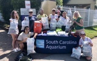 Volunteers for South Carolina Aquarium